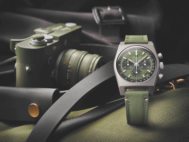 ZENITH主打Chronomaster Revival Safari腕表，外观復刻经典、机芯更升级。（ZENITH提供）