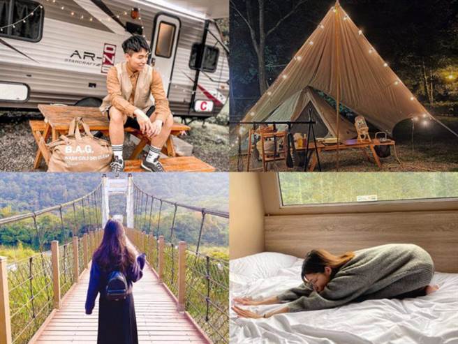 新竹露营推荐！威尼斯温泉露营地走路10分钟就到内湾老街（图／ReadyGo提供）