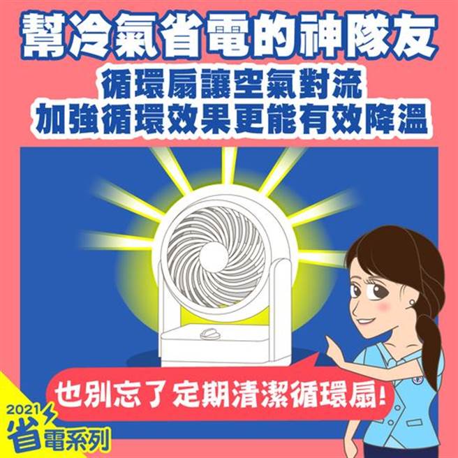 冷气开28度吹到流鼻涕，网友分享降温大绝招，台电也认证。（图／翻摄自电力粉丝团）