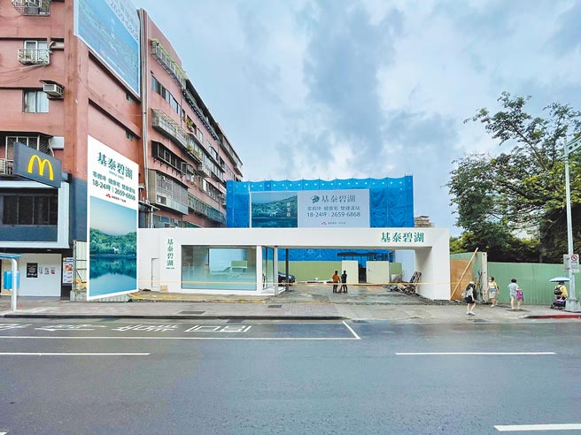 甲桂林将推出总销约30亿上下，位于内湖区内湖路一段、湖光教会对面的「基泰碧湖」。  （甲桂林提供)