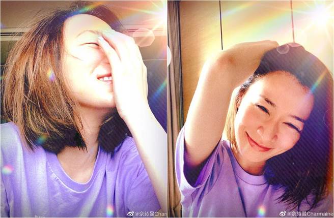 畲诗曼高顏值超不科学。（图／取材自畲诗曼微博）