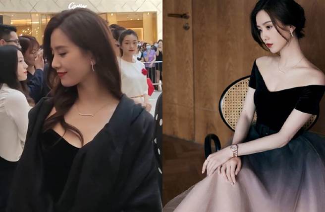 刘诗诗生图和精修图差别不大。(图／翻摄自微博)