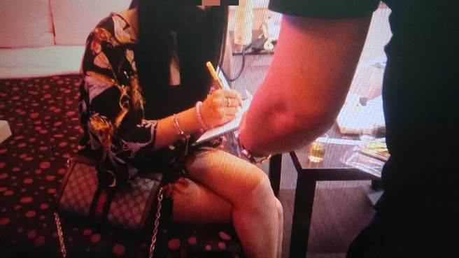 外送传播妹年轻貌美被彰警钓到。（彰化警分局提供／吴敏菁彰化传真）