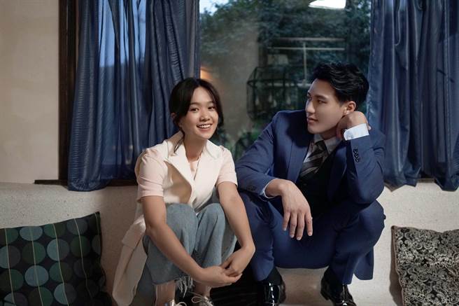 張睿家對嚴正嵐展開「貓的報恩」，卻愛上女主角。（七十六号原子、myVideo提供）