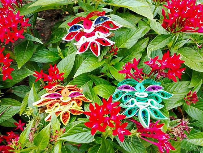 蝴蝶卷纸实用饰品。(图/臺北市孔庙管理委员会)