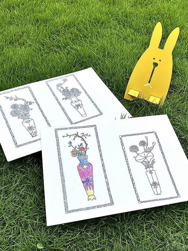 在家防疫速写「绘」平安 (图片：臺北市孔庙管理委员会)