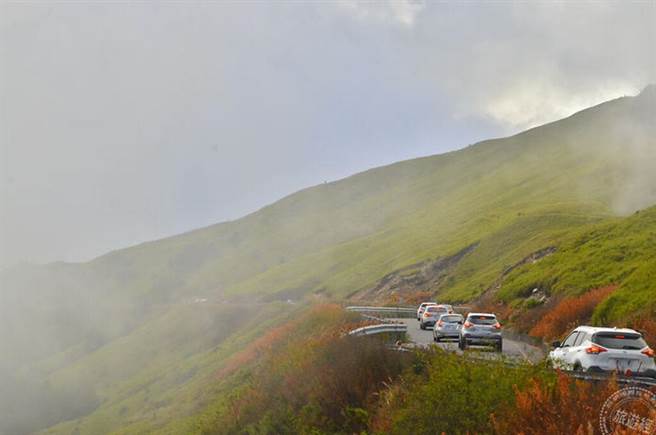 合欢山臺14甲公路(太管处资料照片) 