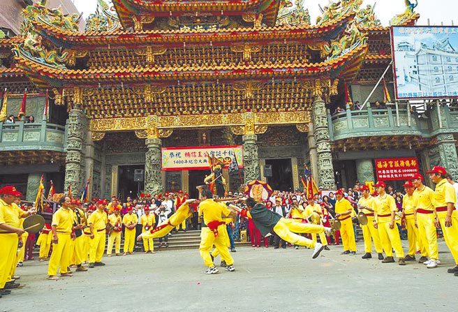 桃園市大園區因航空城計畫改變城鄉風貌，地方居民盼保留宮廟珍貴慶典文化。（福海宮提供／呂筱蟬桃園傳真）