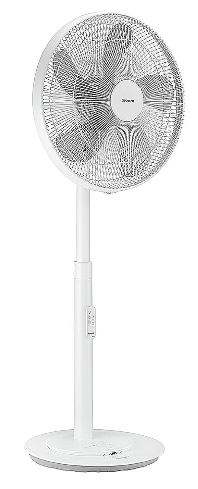 momo購物網的SHARP經典型16吋DC直流馬達遙控立扇PJ-E16GB，原價2790元，特價1990元。（momo購物網提供）