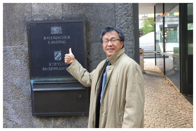 我驻德代表谢志伟。（摘自谢志伟脸书）