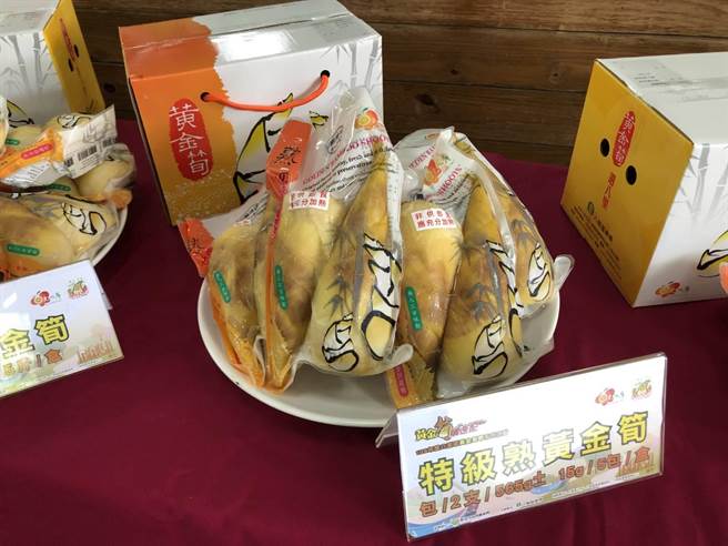 八里特级绿竹笋。（林口区公所提供）