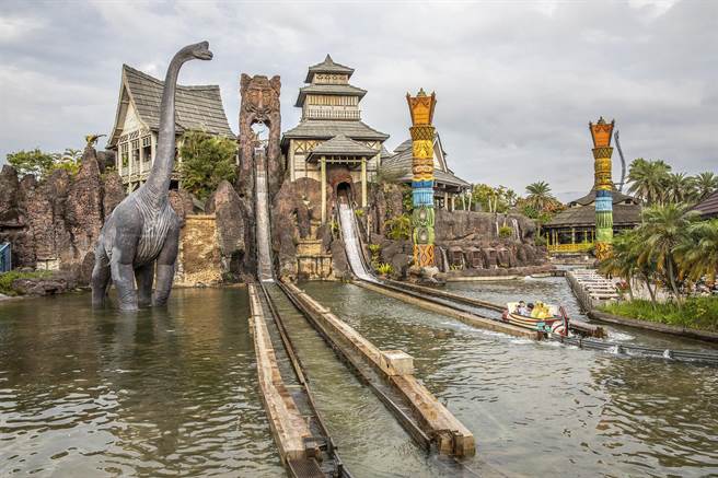 六福村微解封首日入园游客不到500人。（罗浚滨摄）