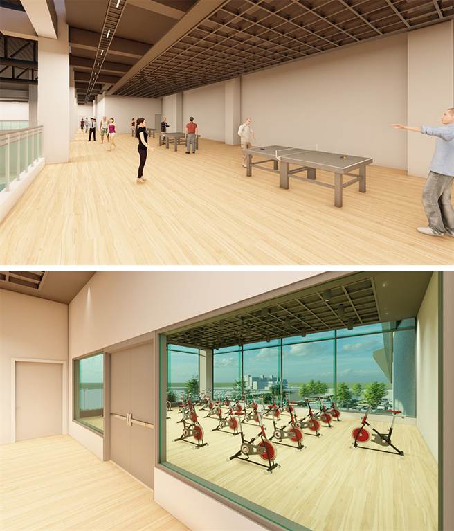 楠仔坑运动中心泳池、综合球场及全龄体能训练场等规划，能满足民眾运动需求。（图片提供/高雄市政府运发局）