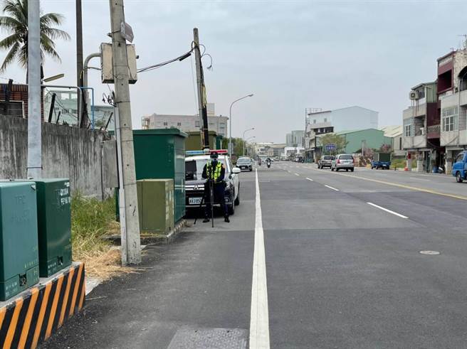 归仁警方将针对易超速路段，不定时测速照相加强取缔。（归仁警分局提供／曹婷婷传真）