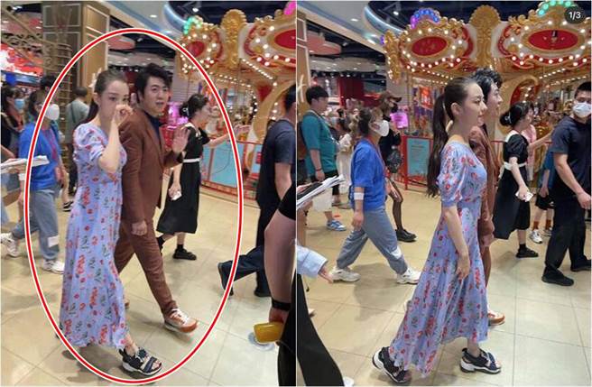 吉娜遭指腹部凸起、腰部丰腴。（图／取材自新浪娱乐）