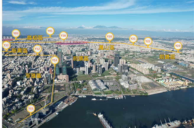 高雄捷运黄线推动传重大进展，高捷黄线综合规画案提报交通部审查，副市长林钦荣14日表示，交通部今审议修正通过，高市府将朝2022年底动工目标继续前进；黄线提升公共运输服务便利性与效益，特别是串联8座台铁、轻轨、黄橘线运站，让市区大眾运输与城际运输系统无缝接轨。(捷运局提供／刘宥廷高雄传真)