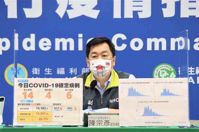 中央流行疫情指挥中心副指挥官陈宗彦。（图／指挥中心提供）