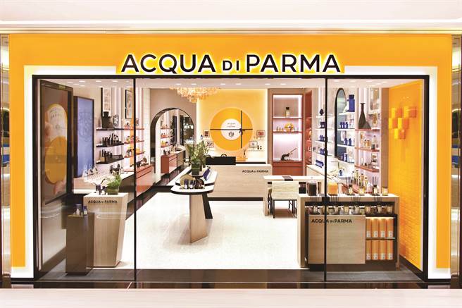 ACQUA DI PARMA帕尔玛之水首间旗舰店位于台北微风信义。（图／品牌提供）