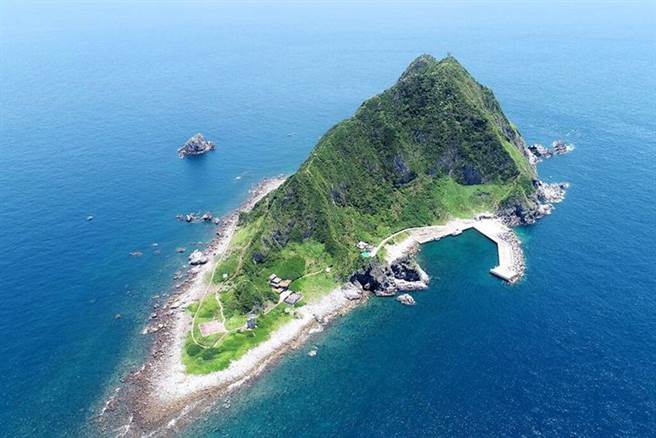 鸟瞰基隆屿。　图：基隆市政府观光及城市行销处／提供