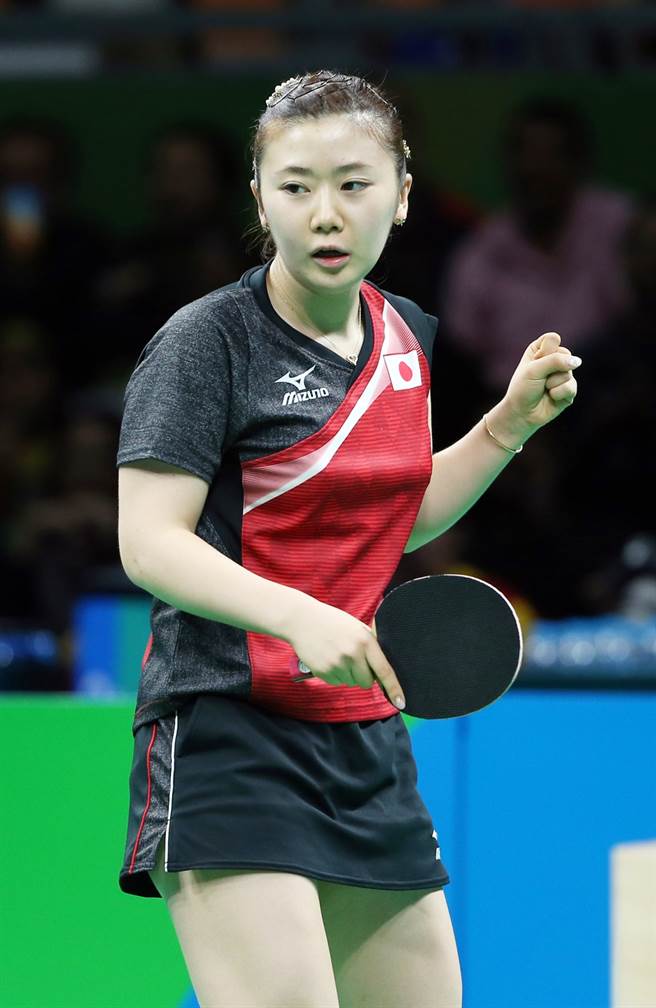福原爱从小被封「天才桌球少女」。（图／中时资料照片）