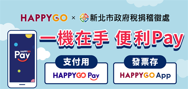 HAPPY GO推零接触消费，响应「一机在手便利Pay」活动。（Happy Go提供／黄慧雯台北传真）