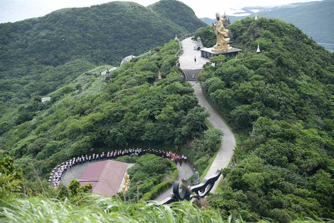 位於新北市福隆的靈鷲山無生道場，是北台灣知名觀音道場。（靈鷲山佛教教團提供）