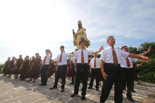 位於新北市福隆的靈鷲山無生道場，是北台灣知名觀音道場。（靈鷲山佛教教團提供）