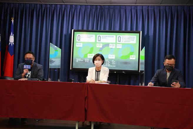 国民党今天开记者会，批评蔡政府疫苗取得不力，又掩盖事实真相。（国民党提供）