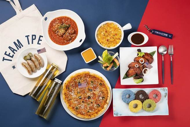 （东奥即将开幕，台北远东香格里拉饭店外带推出美式派对双飨餐。图／台北远东香格里拉饭店提供）