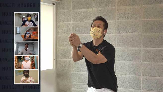 徐乃麟在《飢饿游戏》为了「手语歌」出考题，活力十足。（中视提供）