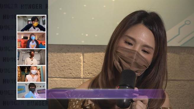 郭静在《飢饿游戏》担任关主，甜美献「声」。（中视提供）