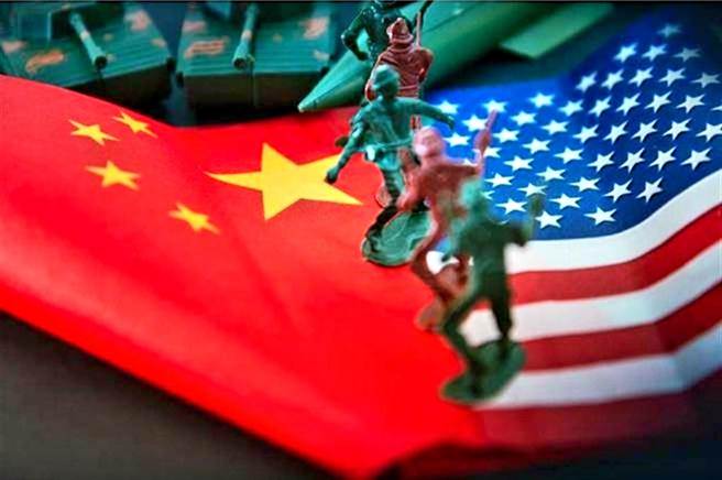 大陆央视国际锐评警告：美方在台湾问题上冒险挑衅，必将玩火自焚。（达志影像）