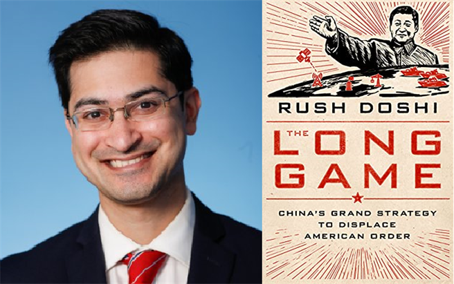 美国总统拜登的国家安全委员会中国事务主任杜如松日前出版新书，全面勾勒美国对华政策的思维逻辑与战略全貌。（图／推特@RushDoshi)