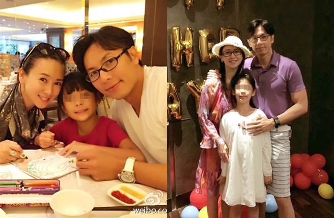 翁虹和老公育有一女。（图／翻摄自翁虹、刘冠廷Will微博）