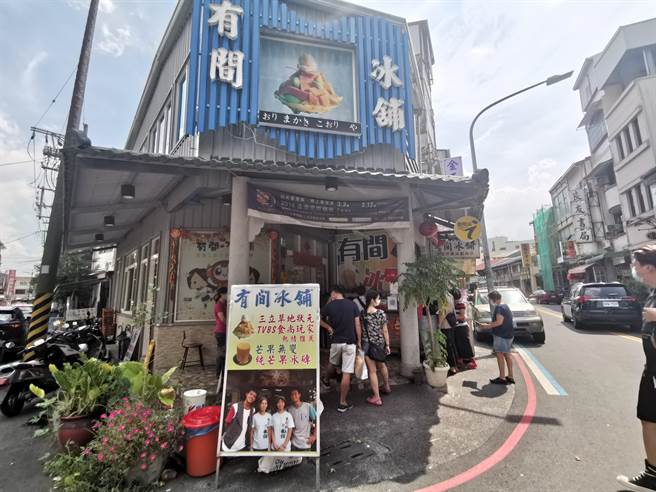 微解封后第一个周休假日上午，台南市玉井青果市场及老街有了人潮。（刘秀芬摄）