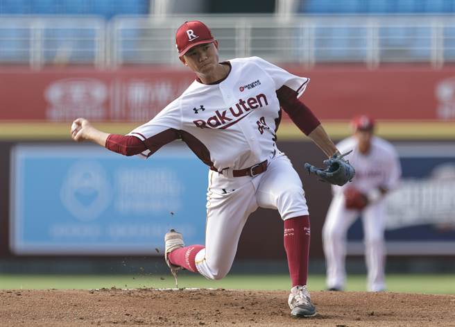 乐天桃猿先发投手黄子鹏。（中职提供）