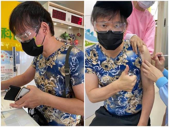 小应今施打疫苗。（广达多媒体提供）