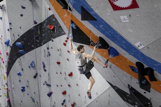 美國隊運動攀登選手Colin Duffy今年17歲，是參加本屆奧運的最年輕選手之一。（美聯社）