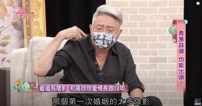 李国超曾被离婚，因此不信任婚姻。（图／YT@东风卫视）