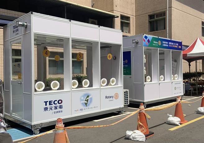 北荣桃园分院感谢各界的捐赠让前线医护战士动力满满，持续坚守岗位对抗疫情。（北荣桃园分院提供／姜霏桃园传真）