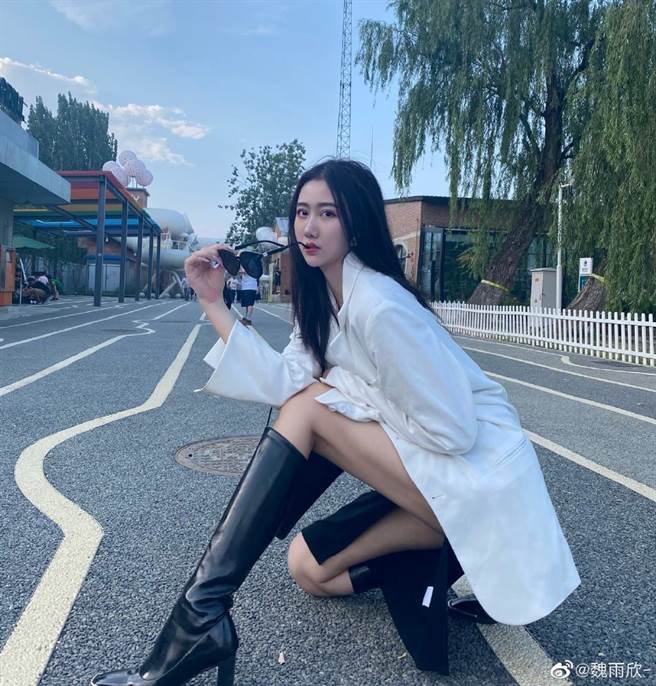 魏雨欣。（翻摄魏雨欣微博）