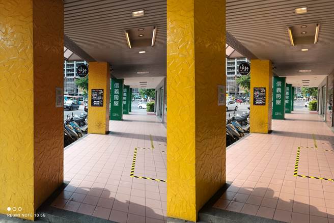 Redmi Note 10 5G（左）与iPhone 12 Pro的日间拍摄对比（3）。（黄慧雯摄）