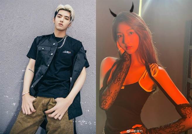 網紅都美竹爆料吳亦凡從不戴套，害多位年輕女子墮胎、染性病。（圖／微博@吳亦凡、都美竹）