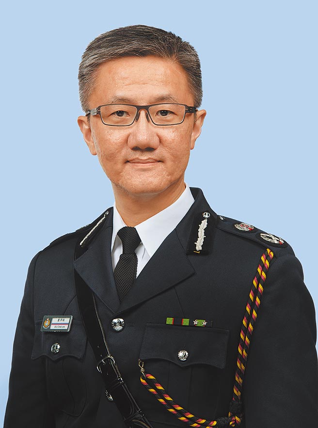 香港警务处处长萧泽颐。（中新社）