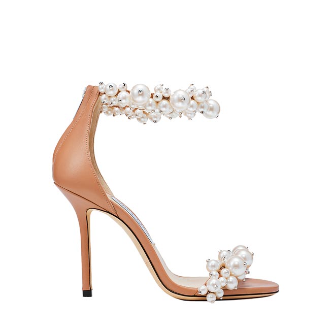Jimmy Choo Maisel珍珠高跟鞋7萬9800元。（Jimmy Choo提供）