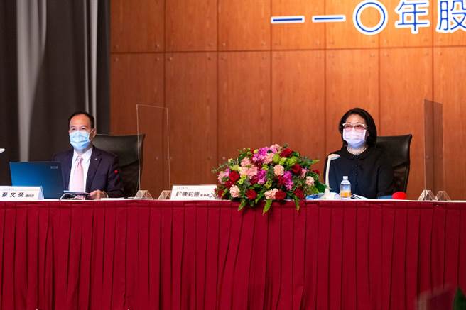 裕日車董事長嚴陳莉蓮（右）總經理蔡文榮（左）。（裕隆提供）