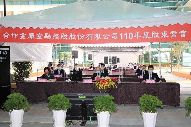 （股东会照片。图/合库金提供）