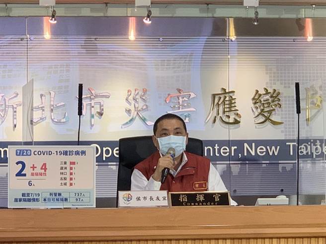 林口三井Outlet员工确诊 923人筛检都为阴性。（新北市府提供）