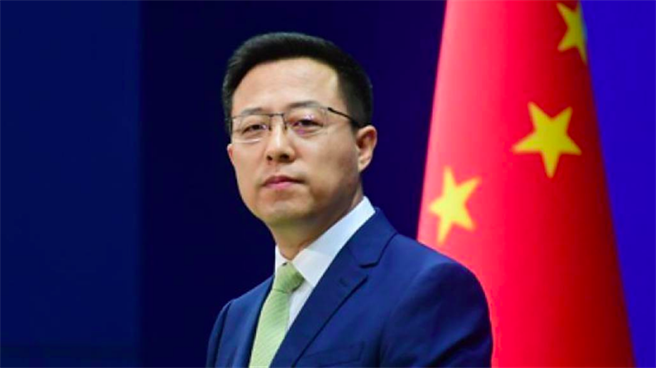 中國外交部發言人趙立堅。（中國外交部網站）