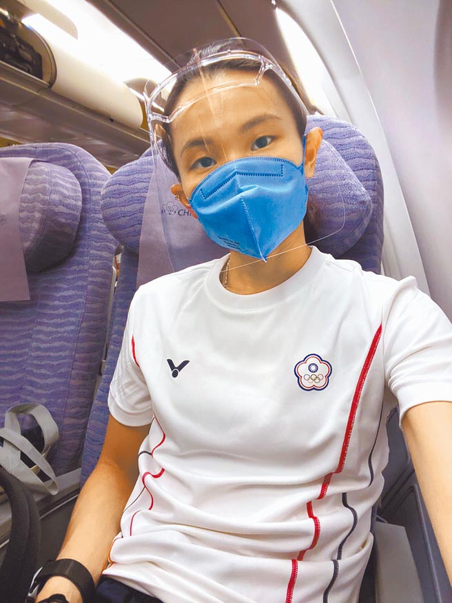 戴资颖在限时动态po出搭乘包机赴东奥照片。（翻摄IG）